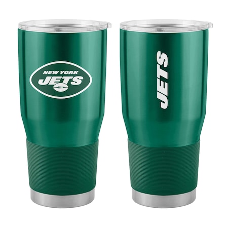 Logo Brands New York Jets Gameday 30 oz Stainless Tumbler 622-S30T-1